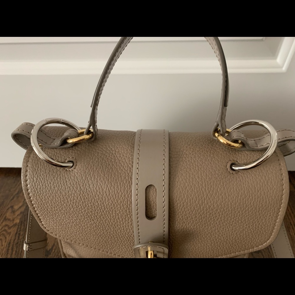 Chloe Aby Medium Shoulder Bag in Motty Grey - Picture 4 of 5